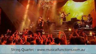 Musical Functions String Quartet with Boy & Bear, Feeding Line at the 2011 ARIA Awards