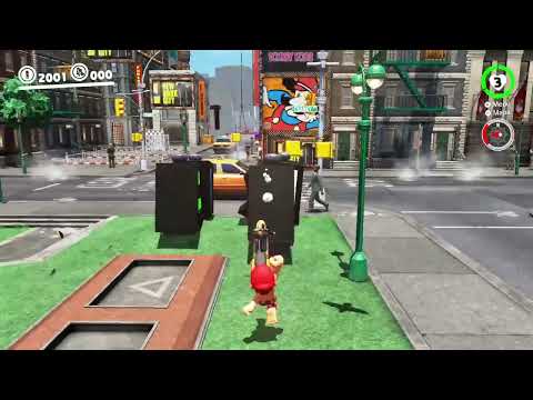 Haciendo bug de saltos infinitos en el Reino Urbano Super Mario Odyssey