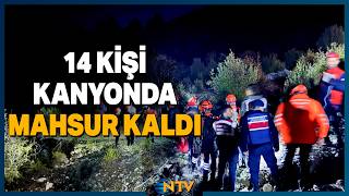 Isparta'da 14 Kişi Mahsur Kaldı: 1 Ölü, 13 Kişi Kurtarılmayı Bekliyor! | NTV
