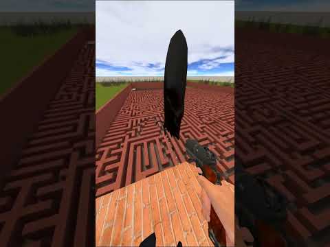 BLACK DEMON SCP-096 CHASE ME in Garry's Mod