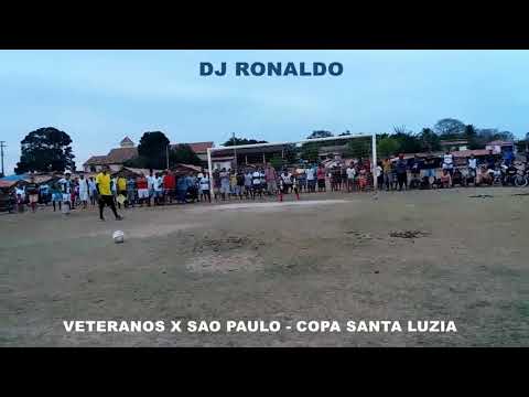 VETERANOS X SÃO PAULO   COPA SANTA LUZIA   BARRA DO LONGÁ