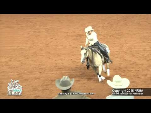 Dunitwithashineyface ridden by Amy Stoney  - 2016 NRHA Derby (Non Pro Derby, Sec. 2)