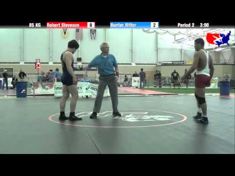 Robert Steveson vs. Hunter Ritter at 2013 FILA Cadet Nationals - FS