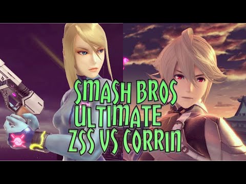 Smash Bros Ultimate - Zero Suit Samus Vs Corrin