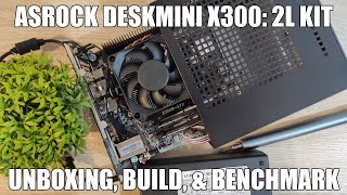 ASRock DeskMini X300 Unboxing, Build, Temp benchmark | A 2L SFF Barebones Kit Build