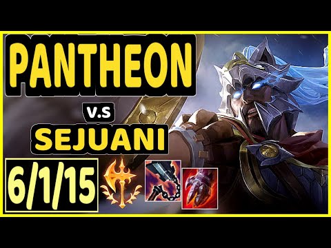 PANTHEON vs SEJUANI - 6/1/15 KDA JUNGLE GAMEPLAY - NA Ranked MASTER