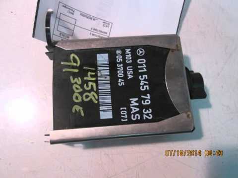 1991 Mercedes 300E mas Relay Control Unit 0115457932 - mbiparts.com Used OEM Mercedes Parts -... OEM