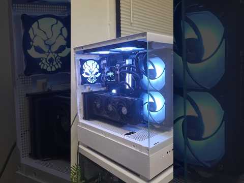 Upgraded case to Montech XR with vertical mount  #gaming #pc #gamingcomputer #gamer #gamingpc #game