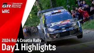TGR-WRT 2024 Croatia Rally: Day 1 Highlights