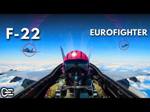 F-22 Vs Eurofighter - chi avrà la meglio?
