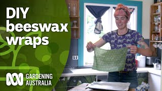 How to make beeswax wraps | DIY | Gardening Australia