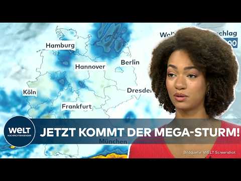 WETTER: Ex-Hurrikan trifft Deutschland – jetzt rollt die gefährliche Sturmfront aus dem Süden an!