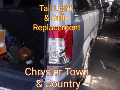 Chrysler Town and Country Tail Light & Bulb Replacement