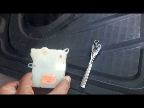 Windstar 2003 Blend Door Actuator replacement, The easiest,  10-15 minutes.