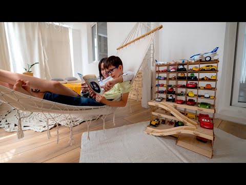 Инструкция сборки для 3-х этажной парковки на 55-100 машинок Hot Wheels