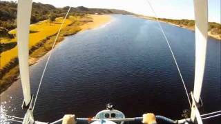 preview picture of video 'DTA Voyager II Trike Ultralight Low Flying Knysna Goukamma River'