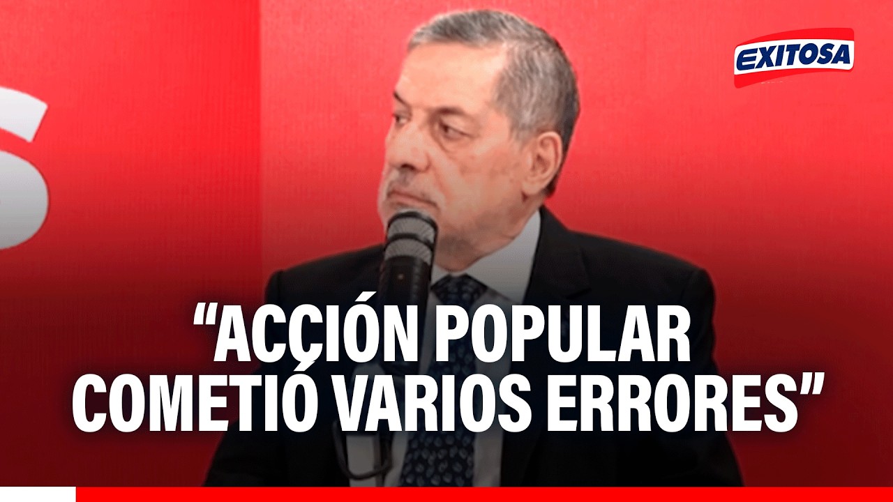 🔴🔵 Ernesto Bustamante deja entrever que Acción Popular evitó triunfo de María del Carmen Alva