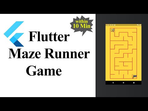 Maze Runner Game using Flutter Hindi