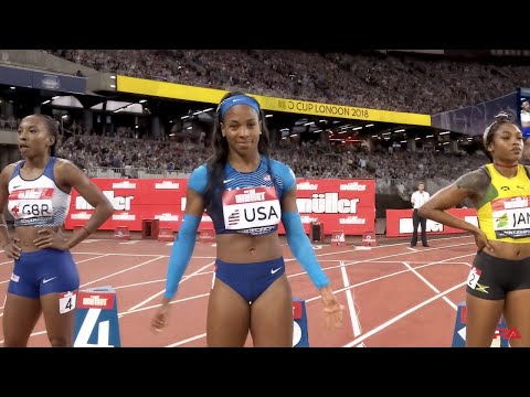 100 m der Frauen || Elaine Thompson-Herah, Melissa Jefferson, Sha’Carri Richardson, Julien Alfred