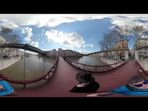 A GoPro Fusion 360 4k Walk: Lyon France
