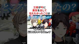 アッキーナが勇気を出してかなかなに伝えたかったこと　VTuber#にじさんじ#雑学#豆知識