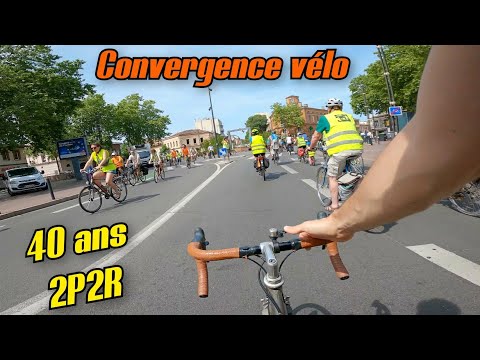 Convergence Vélo 2P2R (2 Pieds 2 Roues) | 40 ans | Toulouse, 14 mai 2022