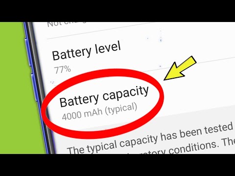 How to check Battery MAH in Android phone Battery capacity
