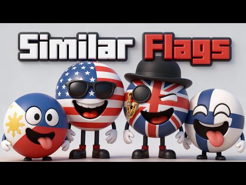 Similar Flags | Countryballs Compilation