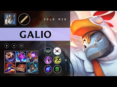 Galio Mid vs Sylas - KR Challenger Patch 25.24