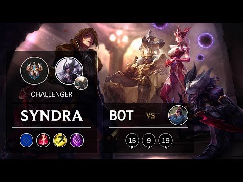 Syndra Bot vs Yasuo - EUW Challenger Patch 9.24