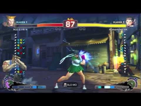 .:: SSF IV AE 2K12 ::. ACE E I RI N [GUILE] Vs Humanbomb HK [SAKURA]