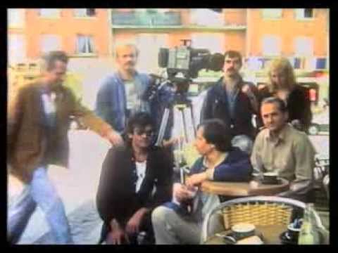 En tournage avec Manfred Blank et Harun Farocki (1988) by Gérard Courant - Portrait de groupe #85