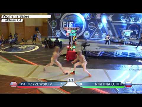 2018 152 S F Individual Cancun MEX GP T64 31 red NIKITINA RUS vs CZYZEWSKI USA