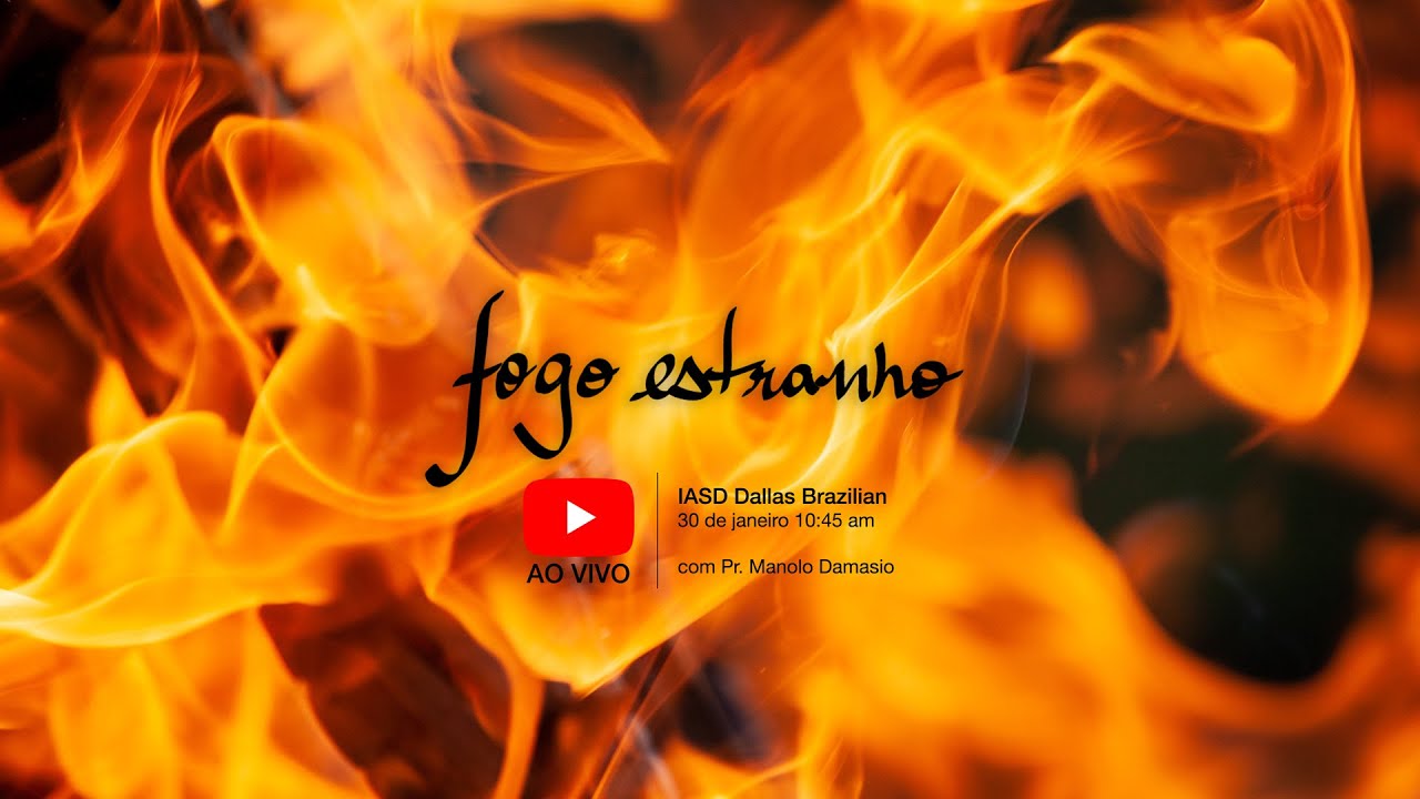 Sermão #149 | Fogo estranho (o pecado de Nadabe e Abiú) - Pr. Manolo Damasio