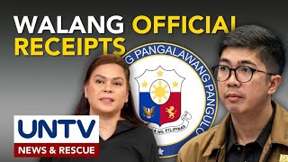 Dating COA state auditor, iginiit na OVP lang ang nagsumite ng ARs at walang ORs