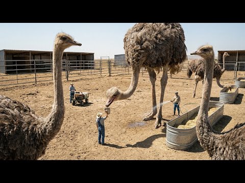Pštros dvojprstý (Struthio camelus) — video o chove a starostlivosti