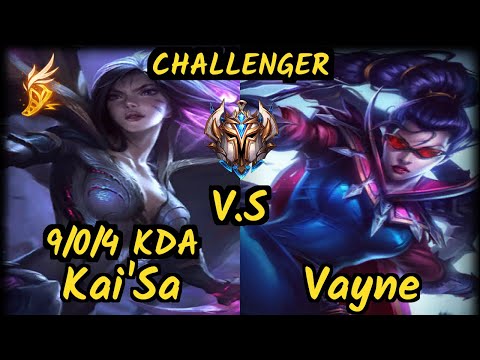 FORG1VEN (KAI'SA) vs VAYNE - 9/0/4 KDA BOTTOM ADC CHALLENGER GAMEPLAY - EUW