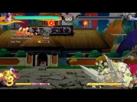 DBFZ Golden frieza Psuedo corner loop TOD
