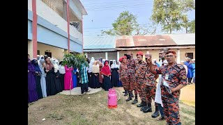 ফায়ার সার্ভিস ও সিভিল ডিফেন্স স্টেশন, রাজনগর কর্তৃক মশরিয়া এমদাদিয়া আলিম মাদ্রাসায় পরিচালিত অগ্নি-নির্বাপণ মহড়ার অংশবিশেষ