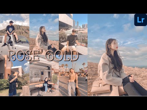 Rose Gold Preset | Rose Gold Preset Lightroom Mobile | Rose Gold Tutorial Lightroom Mobile |Free DNG