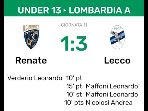 U13 (2009 PRO)_Campionato 9vs9_Lombardia_Girone A_11a giornata_13.02.2022_RENATE vs LECCO 1-3