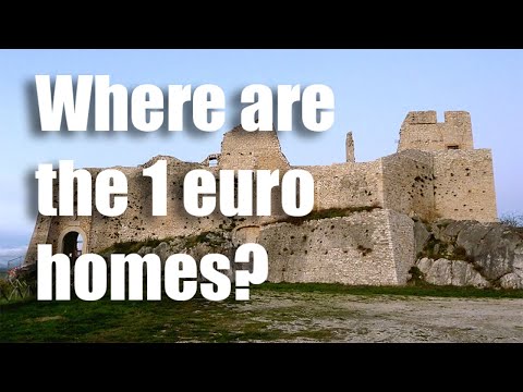 Where are the 1 euro home communities Castropignano Molise