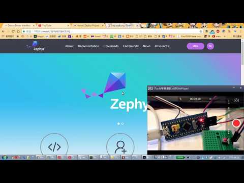 Zephyr Project RTOS Tutorial (3) 教學 : Button callback 按鍵中斷 UART 輸出,燒錄用 jlink(SWD)+OpenOCD