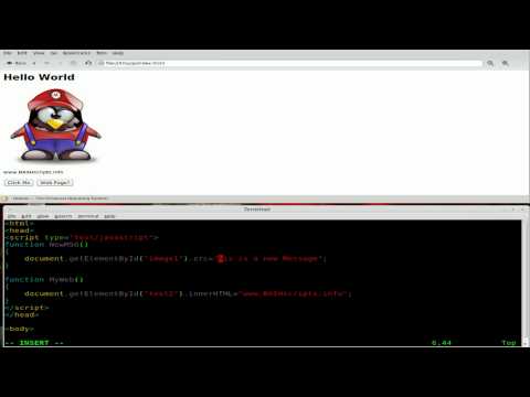 Javascript Tutorial Part4 Changing Images For Linux Users