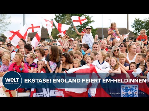 NACH EM-SIEG: Final-Heldinnen kehren nach England zurück – und werden frenetisch gefeiert!