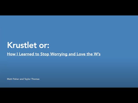 Wasm in the Cloud – Krustlet or: How I Learned to Stop Worrying and Love the W’s