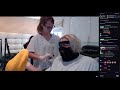 Anomaly dying his hair in his 24 hour live stream