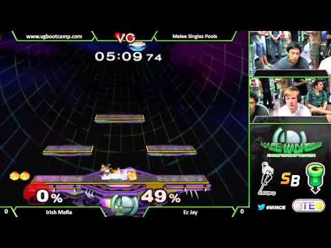 Mass Madness CE - Irish Mafia (Peach) Vs.  EC Jay (Fox) SSBM Pools - Super Smash Bros. Melee