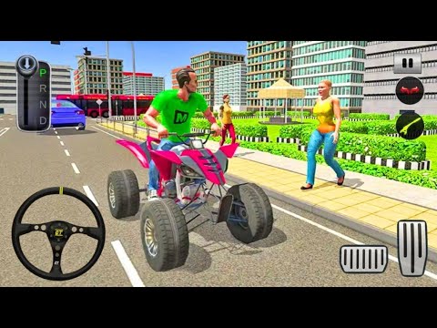 ATV Taxi Driver Simulator 2021 - Realistic Taxi Game - Android Gameplay #androidgamingzone88888