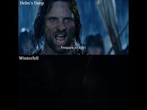 Helm's Deep Vs Winterfell Battle